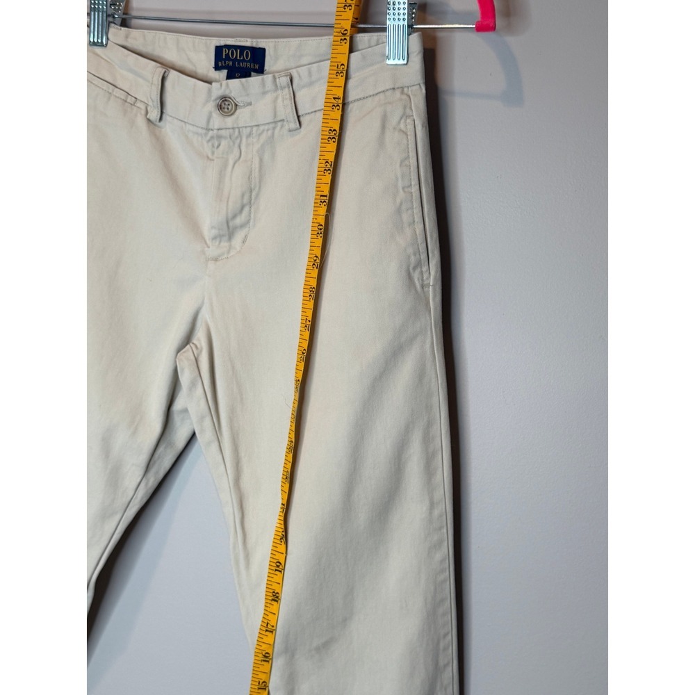 olo Ralph Lauren Boys Khaki Chino Pants Size 12 Classic Preppy - Picture 5 of 9